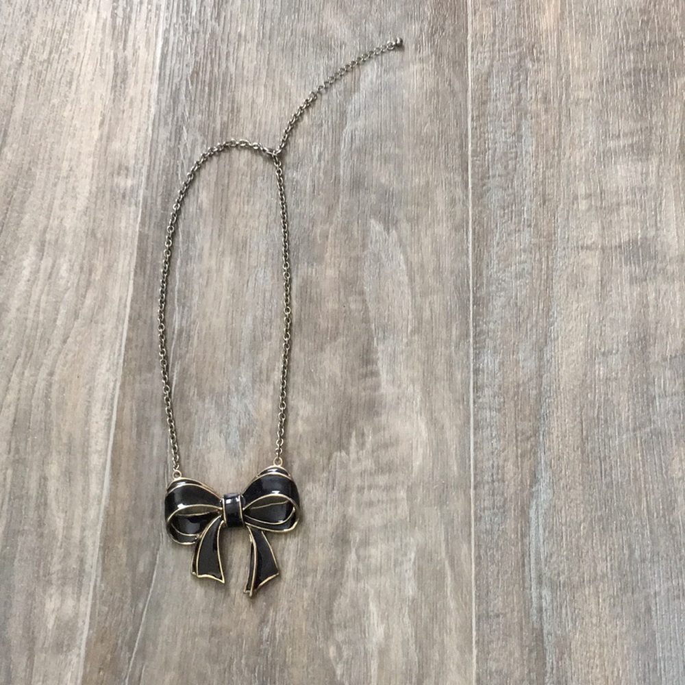 bow necklace and key ring